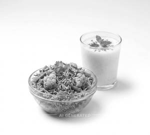 Veg Biryani + Butter Milk