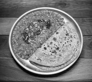 Plain Tadka + Plain Paratha (2 Pieces)