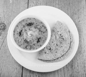 Dal Fry + Plain Tandoori  Roti (2 pieces)