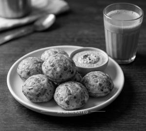 Kuzhi Paniyaram + Tea