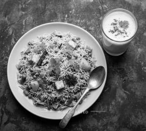 Veg Pulao [500 Ml] + Buttermilk