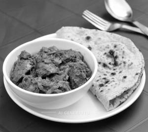 Chicken Liver + Plain Roti(Tondoor ) (1 piece)