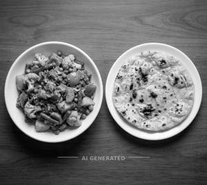 Mix Veg + Roti (1 piece)