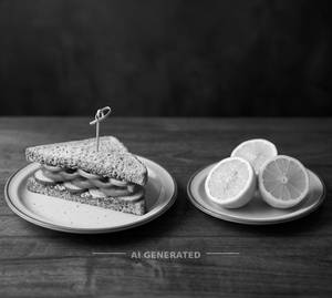 Veg Sandwich + Lemon