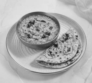Dal Makhani + 3Butter Roti+  Rice+ Salad
