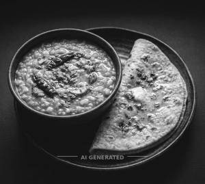 Dal Tadka + Butter Roti (1 piece)