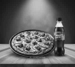 Spicy Chicken Pizza + Masala Cold Drink