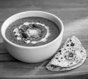 Dal Fry + Tandoori Roti (2 pieces)