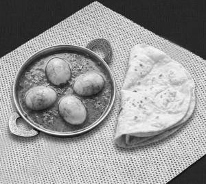 Egg Curry Egg Gravy + 1 Plain Roti