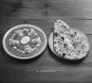 Egg Butter Masala + Garlic Naan (1 piece)