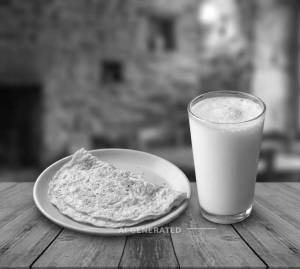 Plain Omlette (1 Egg) + Sweet Lassi (Sugar Lassi)