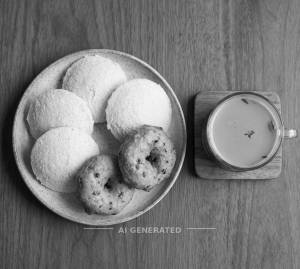 Idli Wada + Tea