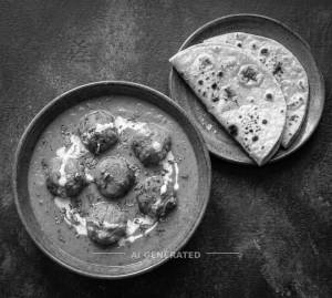 Cheese Kofta + Tawa Chapathi (2 pieces)