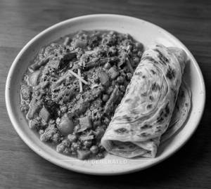 Masala Gare + Parotta (1 piece)