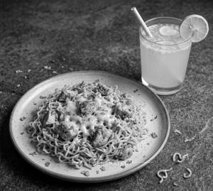 Chicken Cheese Sandwich + Fresh lime juice 