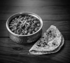 Chana Masala + Tawa Roti (2 pieces)