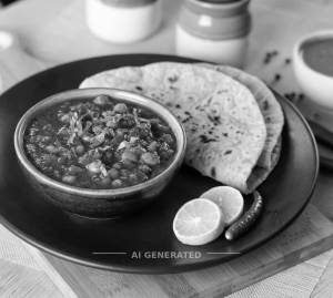Chana Masala + Tawa Roti (2 pieces)