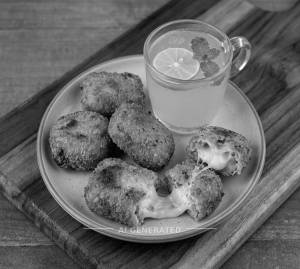 Veg Cheese Nugget (6Pieces) + Fresh Lime Juice