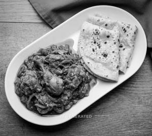 Chicken Kosha + Tawa Roti (2 Pieces)