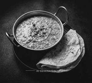 Dal Fry + Roti Rumali (2 Pieces)