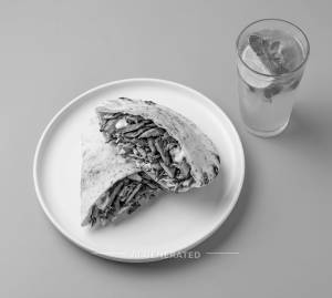 Arab Shawarma + Lime Mint Cooler