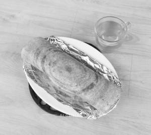 Plain Dosa + Lemon Tea
