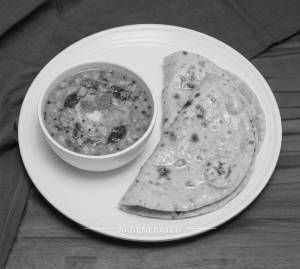 Dal Fry + Butter roti (2 pieces)