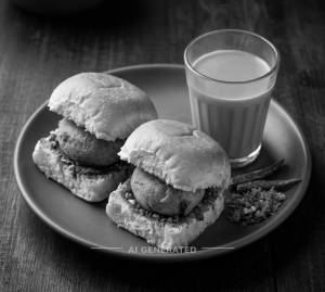 Vada Pav + Tea