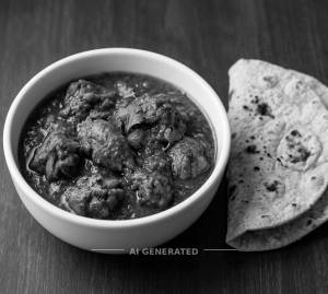 Chicken Curry + Tanduri Roti (2 pieces)