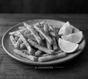 Peri Peri Fries + Lemon