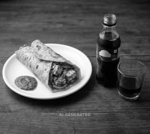Paneer Roll + Cold Drinks [200Ml]