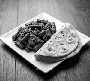 Bhindi Massala + Roti (2 Pieces)
