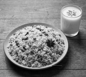 Khichdi Pulao + Lassi