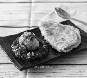 Egg Varuav 1 Egg + Parotta (2 Pieces)