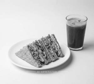 Sandwich + Cold Coffee
