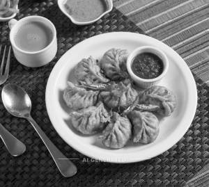 Veg Fried Momos [8 Pcs] + Special Tea