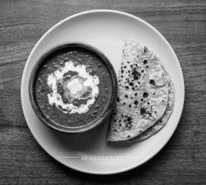 Dal Makhani + Tawa Roti (2 pieces)