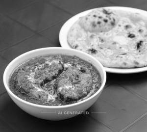 Fish Rohu + Butter Tandoori Roti (1 piece)
