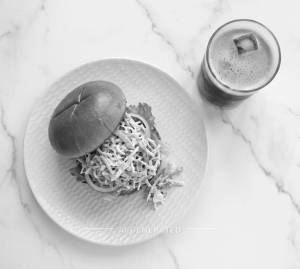Veg Coleslaw Burger + Cold Coffee