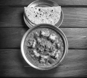 Paneer Tikka Masala + Chapati (1 piece)