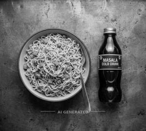 Plain Maggi + Masala Cold Drink