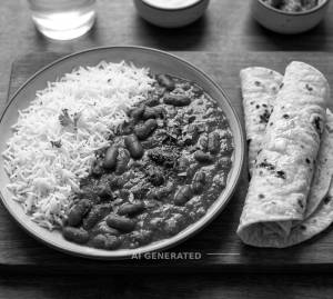 Rajma Chawal + Roti (2 pieces)