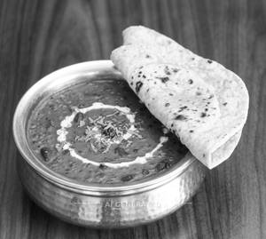 Dal Makhani + Plain Tawa Roti (2 Pieces)