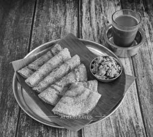 Mini Ghee Masala Dosa + Coffee