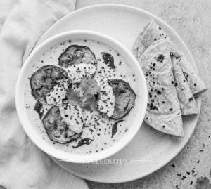 Dahi Baingan + Roti(3Pieces)