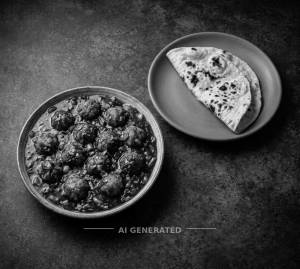 Veg Manchurian Gravy + Plain Tandoor Roti (1 piece)