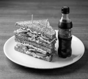 Veg Club Sandwich + Cold Drink 250 ml