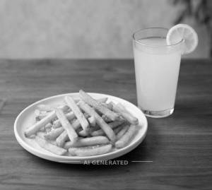 French Fries + Lemon Juice