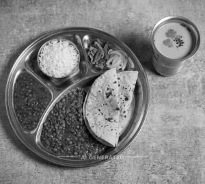 Akkha Masoor Thali + Solkadhi