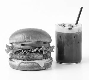 Aloo Tikki Burger + Cold Coffee                           